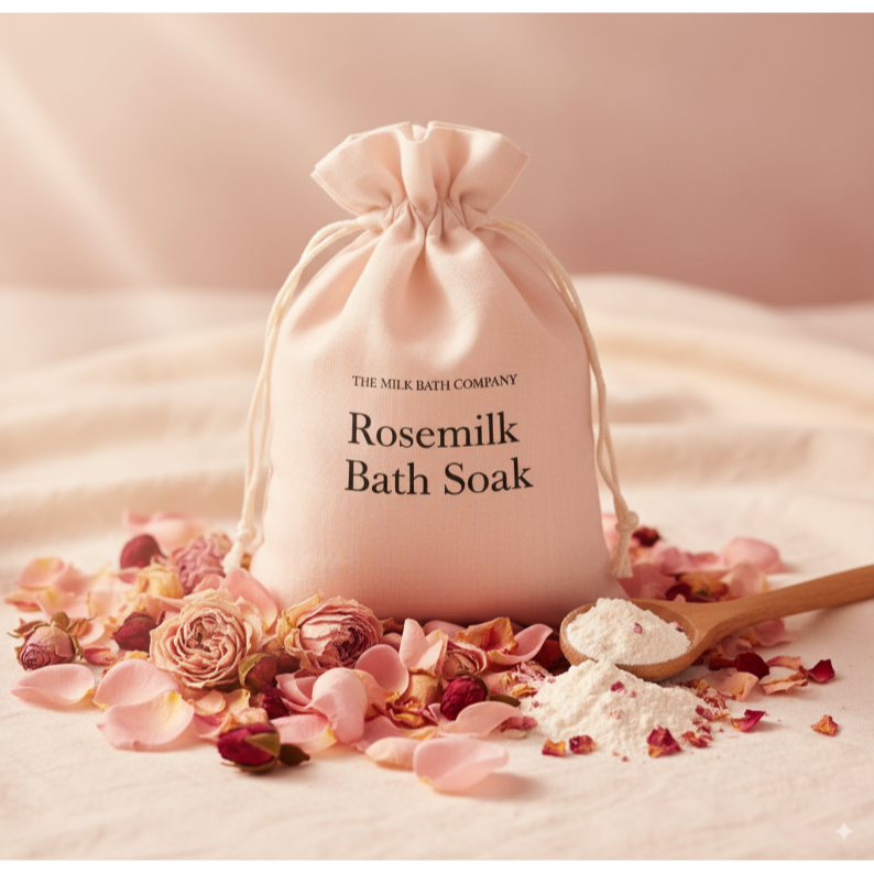 Rosemilk Bath Soak - A Ritual of Romance & Radiance