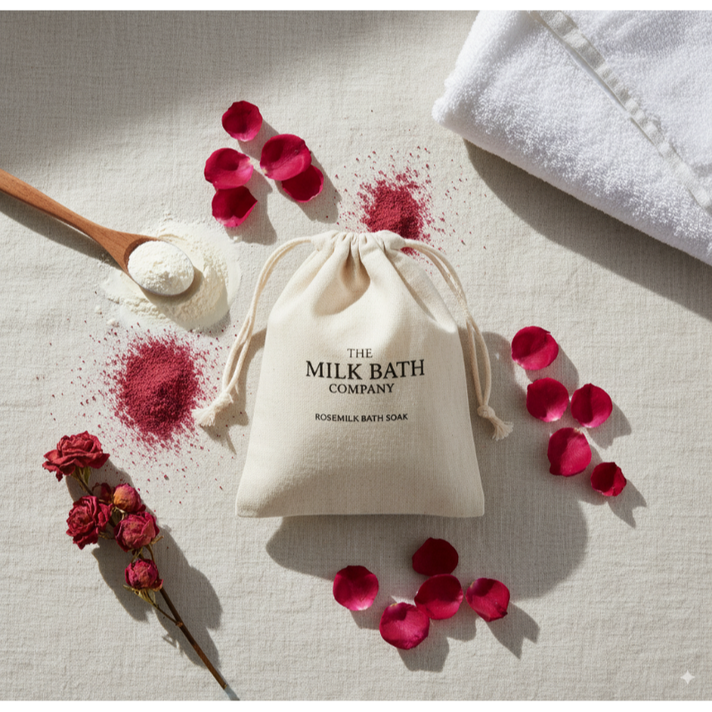 Rosemilk Bath Soak - A Ritual of Romance & Radiance